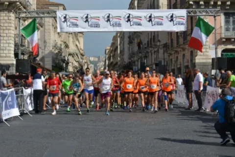 Partenza Corsa del Ricordo Catania